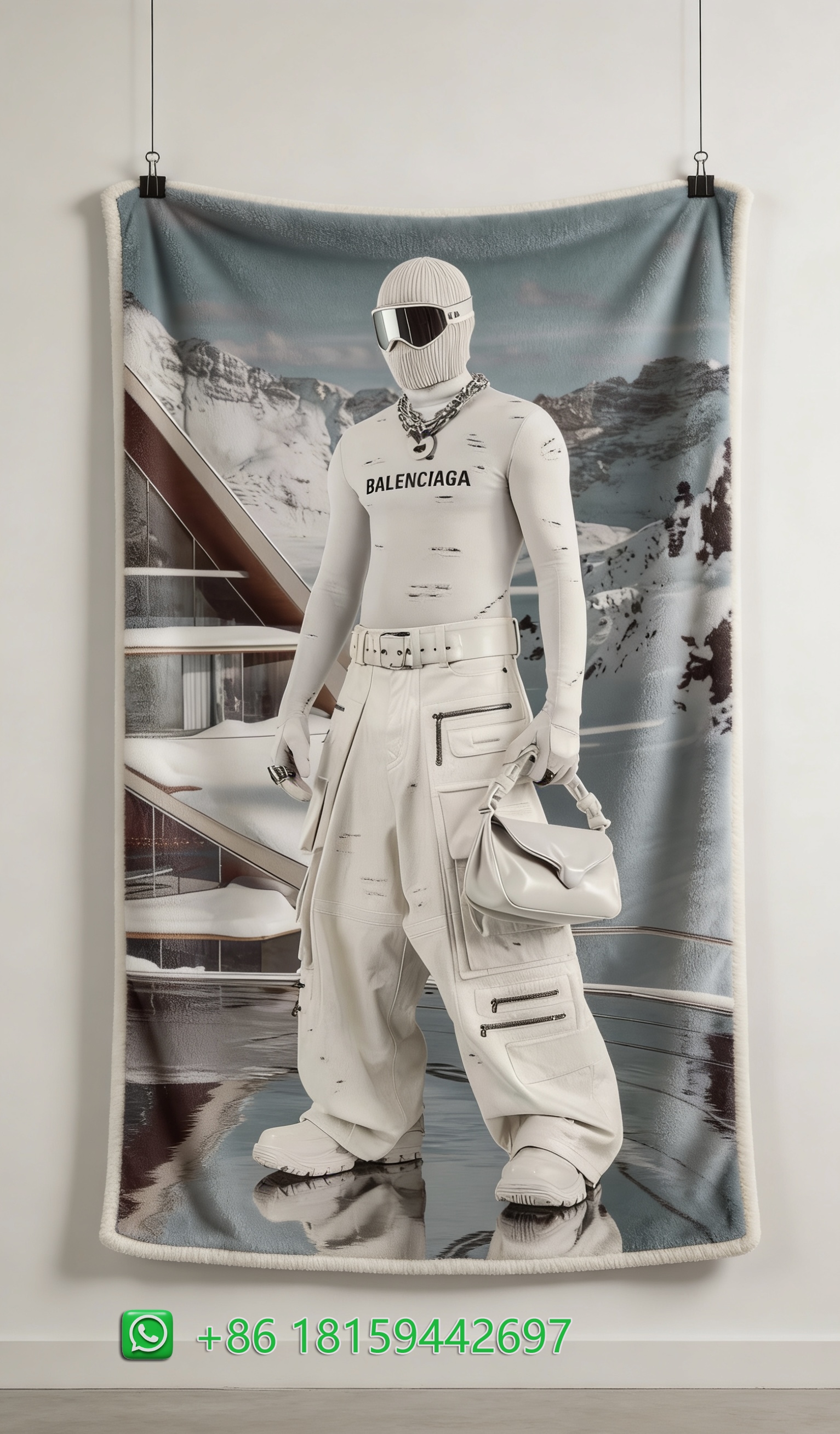 Balenciaga Throw Blankets